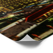 Cleveland Ohio Union Terminal Tower at Night Poster (Hoek)