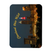 Cleveland Ohio USA (Curve) Magnet Magneet (Verticaal)