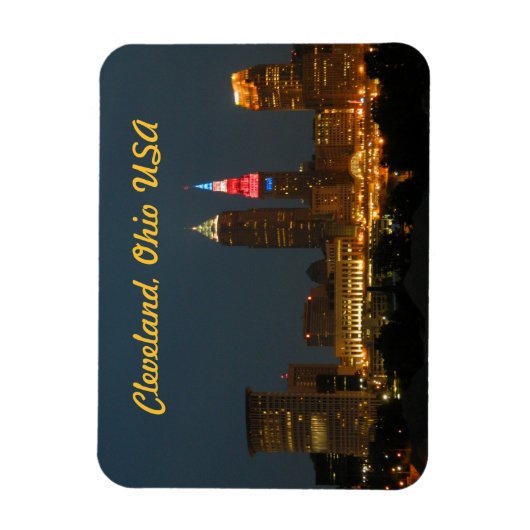 Cleveland, Ohio USA Fotomagneet Magneet (Verticaal)