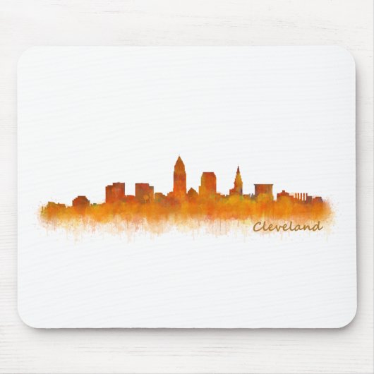 cleveland Ohio USA Skyline city v02 Muismat (Voorkant)