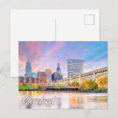 Cleveland, Ohio, Verenigde Staten Feestdagenkaart (Voorkant / Achterkant)