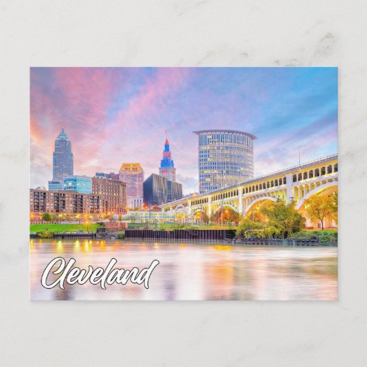 Cleveland, Ohio, Verenigde Staten Feestdagenkaart (Voorkant)