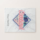 Cleveland Ohio Verenigde Staten Skyline  Verenigde Legpuzzel (Horizontaal)
