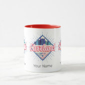 Cleveland Ohio Verenigde Staten Skyline  Verenigde Mok (Midden)