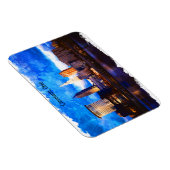 Cleveland Ohio Verenigde Staten Waterverf Cityscap Magneet (Rechterzijde)