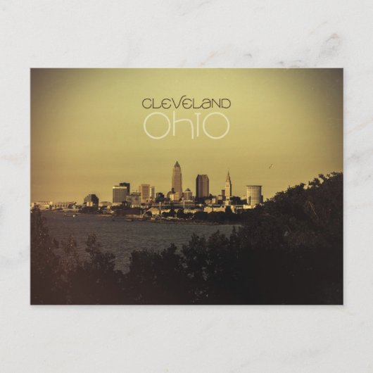 Cleveland, Ohio - Vintage Briefkaart (Voorkant)