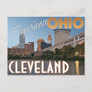 Cleveland Ohio Vintage Travel Briefkaart