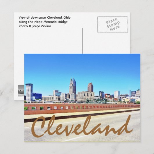 Cleveland, Ohio, VS Briefkaart (Voorkant / Achterkant)
