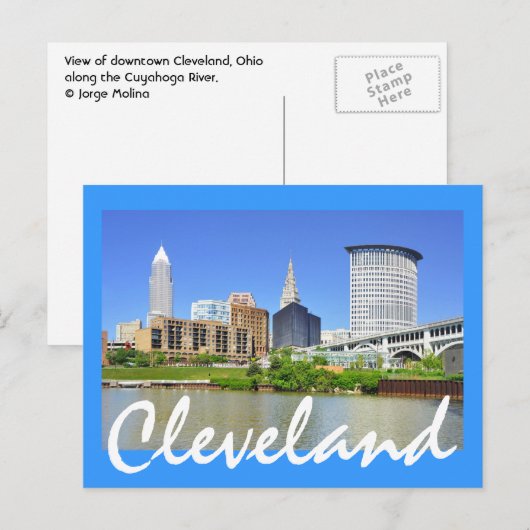 Cleveland, Ohio, VS Briefkaart (Voorkant / Achterkant)