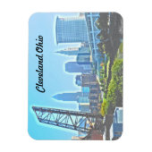 Cleveland Ohio West River Uitzicht Magnet Magneet (Verticaal)