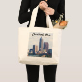 CLEVELAND,OHIO-zak Grote Tote Bag (Voorkant (product))