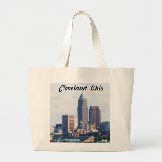 CLEVELAND,OHIO-zak Grote Tote Bag (Voorkant)