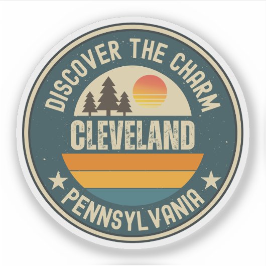 Cleveland, Pennsylvania Sticker (Voorkant)
