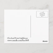 Cleveland Point Lighthouse Briefkaart (Achterkant)