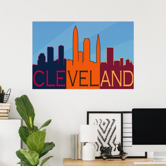 Cleveland Poster (Thuiskantoor)