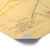 Cleveland Railways Unification Map 1934 Poster (Hoek)