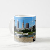 Cleveland RiverSide Skyline Mok (Voorkant links)