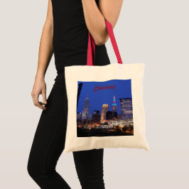 Cleveland Riverview Nachtelijke Canvas tas