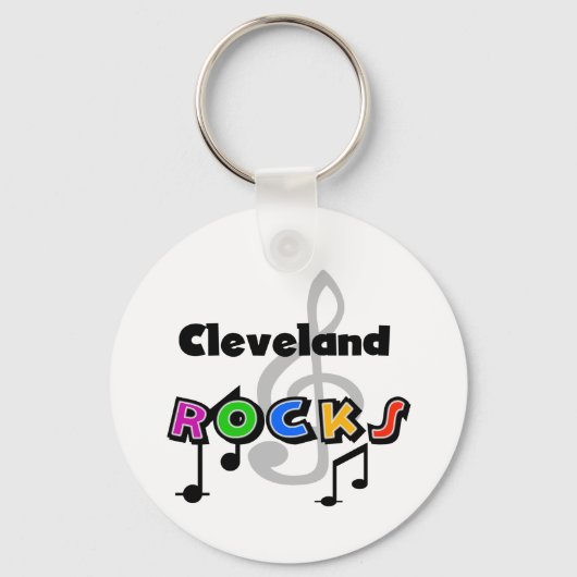 Cleveland Rocks Sleutelhanger (Voorkant)