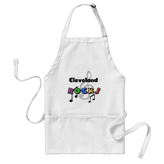 Cleveland Rocks Standaard Schort (Voorkant)
