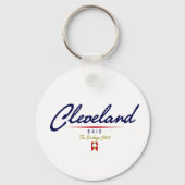 Cleveland Script Sleutelhanger (Voorkant)