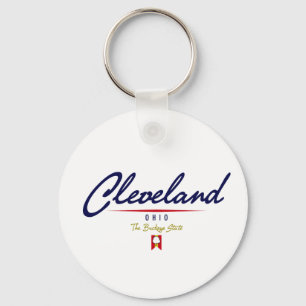 Cleveland Script Sleutelhanger