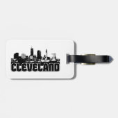 Cleveland Skyline Bagagelabel (Achterkant horizontaal)