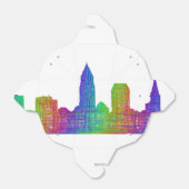 Cleveland skyline bedankdoosjes (Uitgevouwen)