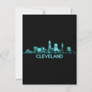Cleveland Skyline Bedankkaart