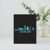 Cleveland Skyline Bedankkaart (Staand voorkant)
