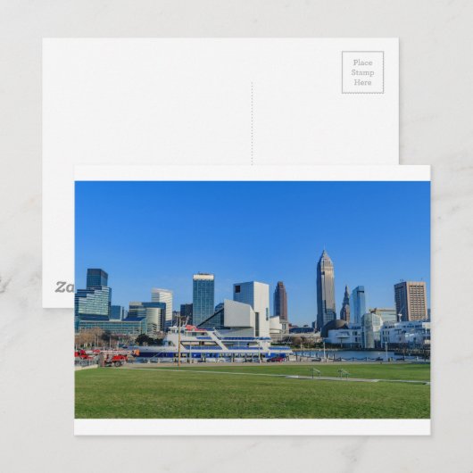 Cleveland Skyline Briefkaart (Voorkant / Achterkant)
