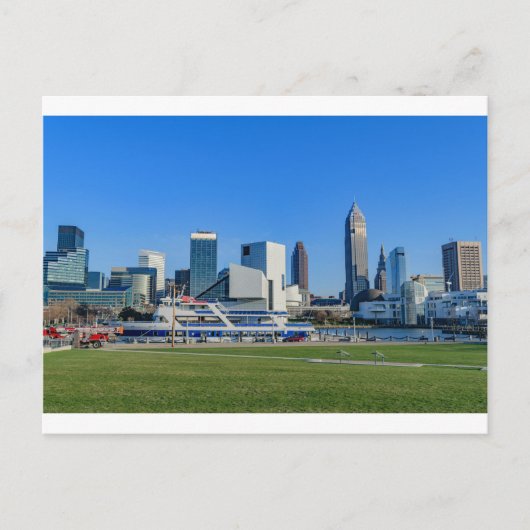 Cleveland Skyline Briefkaart (Voorkant)