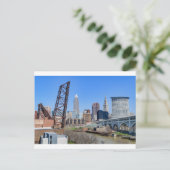 Cleveland Skyline Briefkaart (Staand voorkant)