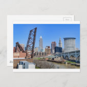 Cleveland Skyline Briefkaart (Voorkant / Achterkant)