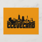 Cleveland Skyline Briefkaart (Voorkant)