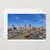 Cleveland Skyline Briefkaart (Voorkant / Achterkant)