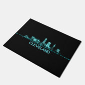 Cleveland Skyline Deurmat (Schuin)