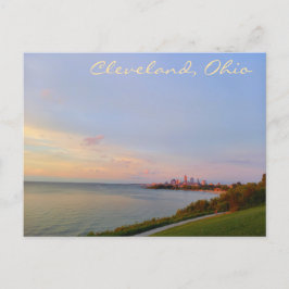 Cleveland skyline from Edgewater Park Briefkaart