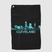 Cleveland Skyline Golfhanddoek (Voorkant)