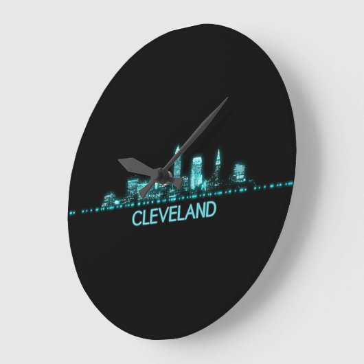 Cleveland Skyline Grote Klok (Hoek)