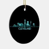 Cleveland Skyline Keramisch Ornament (Rechts)