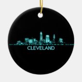 Cleveland Skyline Keramisch Ornament (Voorkant)