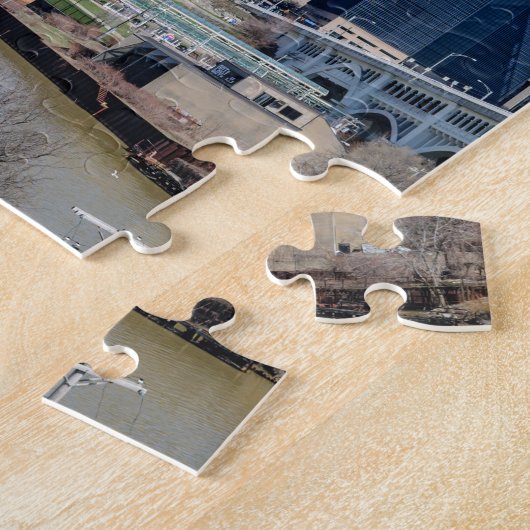 Cleveland Skyline Legpuzzel (Zijkant)