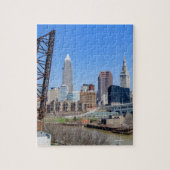 Cleveland Skyline Legpuzzel (Verticaal)