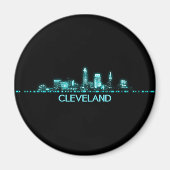Cleveland Skyline Magneet (Voorkant)