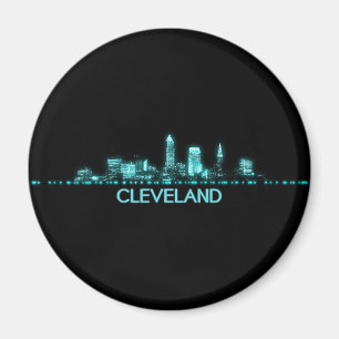 Cleveland Skyline Magneet