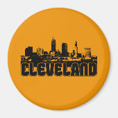 Cleveland Skyline Magneet (Voorkant)