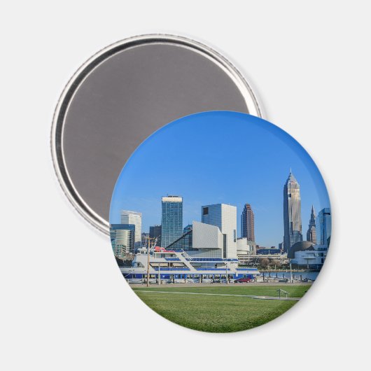 Cleveland Skyline Magneet (Voorkant / Achterkant)