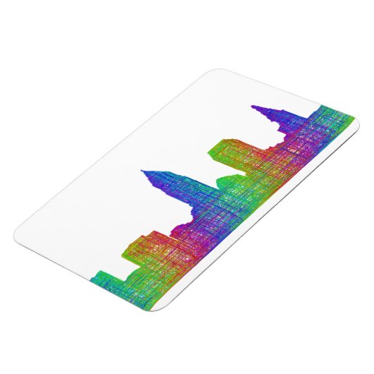 Cleveland skyline magneet (Linkerzijde)