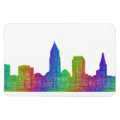 Cleveland skyline magneet (Horizontaal)